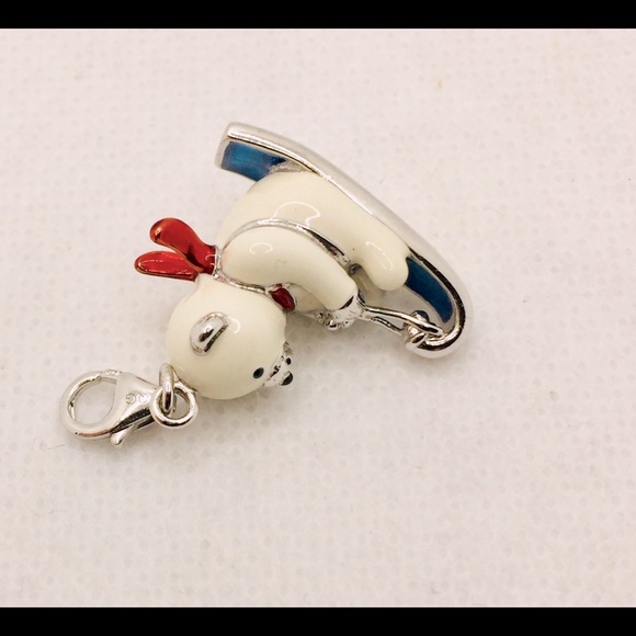 AMORE LA VITA POLAR BEAR ON SLED CHARM - Picture 6 of 8